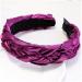 WENLII Twist Braided Headband Women's Hair Accessories Sponge Block Bangs Headdress Hair Accessories (Color : D Size : 1) 1 D