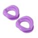FRCOLOR 4 Pcs Smile Corrector Face Mouth Tightener Exerciser Tightener Lip Trainer Face Exerciser Face Massage Tools Anti-wrinkle Beauty Tool Elevator Sports Purple 8.5X7X3cmx2pcs Purplex2pcs