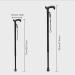 Walking Stick for Men Women with Heights 4'7" 6'1" Adjustable Lightweight Aluminum Walking Cane Ideal Daily Living Aid for Limited Mobility Red Brown Black (Red) (Brown) Wisdom - Buy Online on GoSupps.com