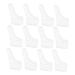 Housoutil 100 pc glasses leg covers silicone holder anti-holder anti-slip holder for glasses glasses glass handle ear handle ear glasses holder temple ear protector pebble gel