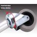 Walker Wheels Replacement Feet - Universal 5 Inch Front and Back Safety Wheels with Brake - Medical Walker Accessories Parts Kit - Buy Online on GoSupps.com