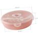 KICHOUSE Appetizer Tray Dried Fruit Snack Tray with Lid Fruit Bowl Candy Containers with Lids Food Trays 28.5*7.3cm Pink - Buy Online on GoSupps.com