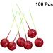 ABOOFAN 300 Pcs Artificial Holly Berry Red Fake Berry Home Vase Filler Artificial Berries Decoration Christmas Flower Floral Stem Home Decorations Simulation Fruit Branch Household - Buy Online on GoSupps.com