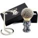 Premium Synthetic Hair Brush with Stand - Animal Pattern in Blue/Black - International Shipping Available - Buy Online on GoSupps.com