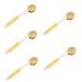 Beaupretty 5 Pieces Massagehammer Handrubber Wooden tools Hand massage device Double head Back scratch Backcarrow Handbaring Bavarian Burst Retirement Gift Body massage device Tower rod 42x8.5cmx5pcs Gelbx5stk