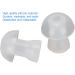 Silicone Ear Tips - Washable Transparent Replacement for Pocket (M) | International Shipping Available - Buy Online on GoSupps.com