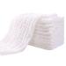 Yoofoss Muslin Burp Cloths 10 Pack - 100% Cotton Washcloths for Baby Boys and Girls - Large 20''x10'' Super Soft and Absorbent - White - Buy Online on GoSupps.com