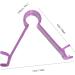 Double Chin Exerciser | Jaw Exerciser Face Slimmer Portable Mouth Exercise Tool Double Chin Exercise Device for Women Men Purple - Buy Online on GoSupps.com