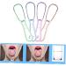 TOSSPER 5pcs Tongue Cleaner - Oral Hygiene Tongue Scraping Brush for Dental Care | International Shipping Available - Buy Online on GoSupps.com