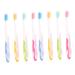 Lalafina 8 pieces mini toothbrush manual toothbrush folded toothbrush bristle travel toothbrush oral accessories folding handle oral care tool 1 piece (1 Pack) as shown