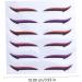 Didiseaon 24 Pairs Glitter Eyeliner Double Sided Eyelid Tape Natural Invisible Hair Accessories Sticker Woman - Buy Online on GoSupps.com