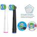 16-Piece Precision On-Plug Brush Set for Oral-B Electric Toothbrush - 8 White & 8 Black | Deep & Precise Cleaning - Buy Online on GoSupps.com