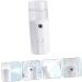 PLAFOPE 1pc Hydrating Instrument Cool Facial Mister Face Steamer Mini Mister Electric Mist Sprayer White Abs - Buy Online on GoSupps.com