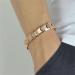 Biancat Prostapower Magnetic Copper Band Adjustable Length Simple and Fashionable Quantum Magnetic Bracelet (silver) - Buy Online on GoSupps.com