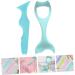 Didiseaon 2pcs Heated Lash Curler Eyeshadow Lengthening Mascara Eyeliner Stencils Auxiliary Third Gear - Buy Online on GoSupps.com