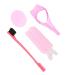 Pink Hair Dressing Curler & Face Cleaning Brush Set - Women s Beauty Essentials | Eyebrow & Eyelash Assistant - Buy Online on GoSupps.com