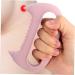 Fomiyes 2-in-1 Acupuncture Hand Massager | Comfortable Silicone Head Massage Device | Portable Hair Brush & Peousgel Pink Handy Massager - Buy Online on GoSupps.com