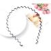 Unisex Black Spring Wave Metal Hoop Hair Band Girl Men s Head Band Accessory (1 pc) by Beauty hair - Buy Online on GoSupps.com
