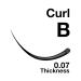 Buy EMILYSTORES Lash Extensions - 0.07mm Thickness B Curl 12mm Length - Natural Looking Individual Rapid Eye Lashes for Eyelash Extensions - Buy Online on GoSupps.com