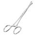 Generic Reptile Feeding Clip Snake Tongs Reptile Feeding Tongs Silver Stainless Steel