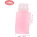 SKISUNO Nail Polish Remover Dispenser Push down Gel Nail Polish Nail Gel Polish Nail Polish Remover Dispenser Pump Mini Water Dispenser Travel Cotton Ball Plastic Bottle Pink 6x5x13cm Pink - Buy Online on GoSupps.com