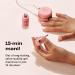 Le Mini Macaron DIY Gel Manicure Kit | LED Nail Dryer Lamp, Gel Polish, Cuticle Stick, Nail File & Remover Wraps - Lilac Blossom - Buy Online on GoSupps.com