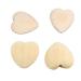 50pcs Natural 25mm Unfinished Wood Hearts Beads with Holes Eco-Friendly Wooden Handing Materials DIY Beading Craft Accessories (Heart Beads 50pcs)