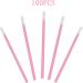 100 Pcs Disposable Lip Brushes for Makeup - Pink Lipstick Brush & Gloss Applicators - Buy Online on GoSupps.com