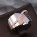 S925 Sterling Silver Micro-Inlaid Rose Gold Two-Tone Bow Engagement Ring - Buy Online on GoSupps.com