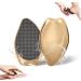 Bare Foot File Foot Files for Hard Skin Glass Foot File - Dual-Use Wet/Dry Exfoliator & Heel Scraper Callus Remover for Smooth Feet(Gold)