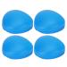 Verdant Touch Mouth Protection cover mouth protection box denture holder jaw -friendly bracket portable device storage 5 x 5 x 2 cm transparent and blue