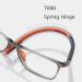 Men's Ultralight Anti Blue Light Glasses - 3.5x Dual Focus Cycling & Reading Glasses in Orange | International Shipping Available - Buy Online on GoSupps.com
