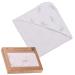 Urban Kanga Hooded Towel Baby Double-Sided Baby Bath Towel Oeko-Tex 100% Cotton Muslin (Grey Kanga)