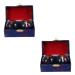 Lurrose 2st Asian meditation balls Chinese hand balls Hand exercise Chinese balls feng shui handballs baoding balls with bell play baoding iron balls fitness asia wrist