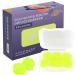 GOL-SIV Mini Moldable Silicone Earplugs - 3 Pairs Reusable, Waterproof, SNR 28dB Noise Cancelling Ear Plugs for Kids - Ideal for Sleeping, Swimming, Travel, Concerts, Airplanes - Yellow - Buy Online on GoSupps.com