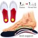 Orthotic Insoles for Flat Feet - Supportive Orthopedic Shoe Pads for Sports | Large Size D - Buy Online on GoSupps.com