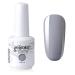 Vishine Gelpolish UV LED Soak Off Varnish Color Gel Nail Polish Manicure Salon Grey(1441)