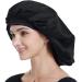 Alnorm Satin Bonnet for Natural Hair Curly Hair Braids Black - Buy Online on GoSupps.com