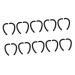 Magiclulu 10 pair of anti-Snag ear bruke ear hooks silicone ear protector actually feast mask Face mask for children hooks for masking tape ear mask hooks with hooks rope hooks