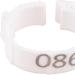 Fenteer 100 St e Adjustable 2.8cm Chicken Leg Rings - Numbered Clip Rings for Chickens Geese & Ducks - Durable Foot Rings (White) - Buy Online on GoSupps.com