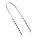 Tongue scraper 304 stainless steel-tongue cleaner-scrub portable oral care tool for refreshing the breath for adults and children (silver)