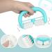 Handheld Massage Roller & Balls for Muscle Relaxation Anti-Cellulite Self-Massage Device for Legs Back Arms Shoulders & Feet Blue - Buy Online on GoSupps.com
