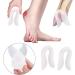 U-Shape Gel Heel Cup Plantar Fasciitis Inserts | Arch Support Cushioning Pad | Shock Absorber | Heel Protector - Size Medium - Buy Online on GoSupps.com