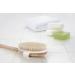 Nature Boar Bristle Body Brush with Bamboo Handle - Exfoliating Shower & Bath Scrubber for Dry Skin, Cellulite Reduction & Massage - Buy Online on GoSupps.com