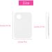 Drerio 2-Piece Clear Makeup Palette Set with Spatula | Portable Acrylic Mixing Tools for Eyeshadow & Lipstick - Buy Online on GoSupps.com