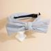 Wiwpar Knotted Bow Headband for Women - Fashionable Solid Blue Hair Accessory - Buy Online on GoSupps.com