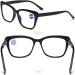 Buy ZUKKY Cat Eye Reading Glasses for Men & Women - Anti Blue Light Tortoiseshell Readers with Spring Hinge - AM53 - Buy Online on GoSupps.com