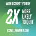 Nicorette Quit Smoking Nicotine Gum Extreme Chill Mint 2mg Value Size 210 count 2mg EXTREME CHILL MINT 210 count (Pack of 1) - Buy Online on GoSupps.com