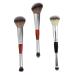 Baluue 3pcs Double-ended Makeup Brush Makeup Accessories Double- Head Eyeshadow Stick Wooden Handle