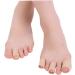 Healvian Silicone Toe Tubes - 4 Pcs Toe Sleeves Protector for Men - Flexible Toe Covers for Pain Relief and Care - Buy Online on GoSupps.com